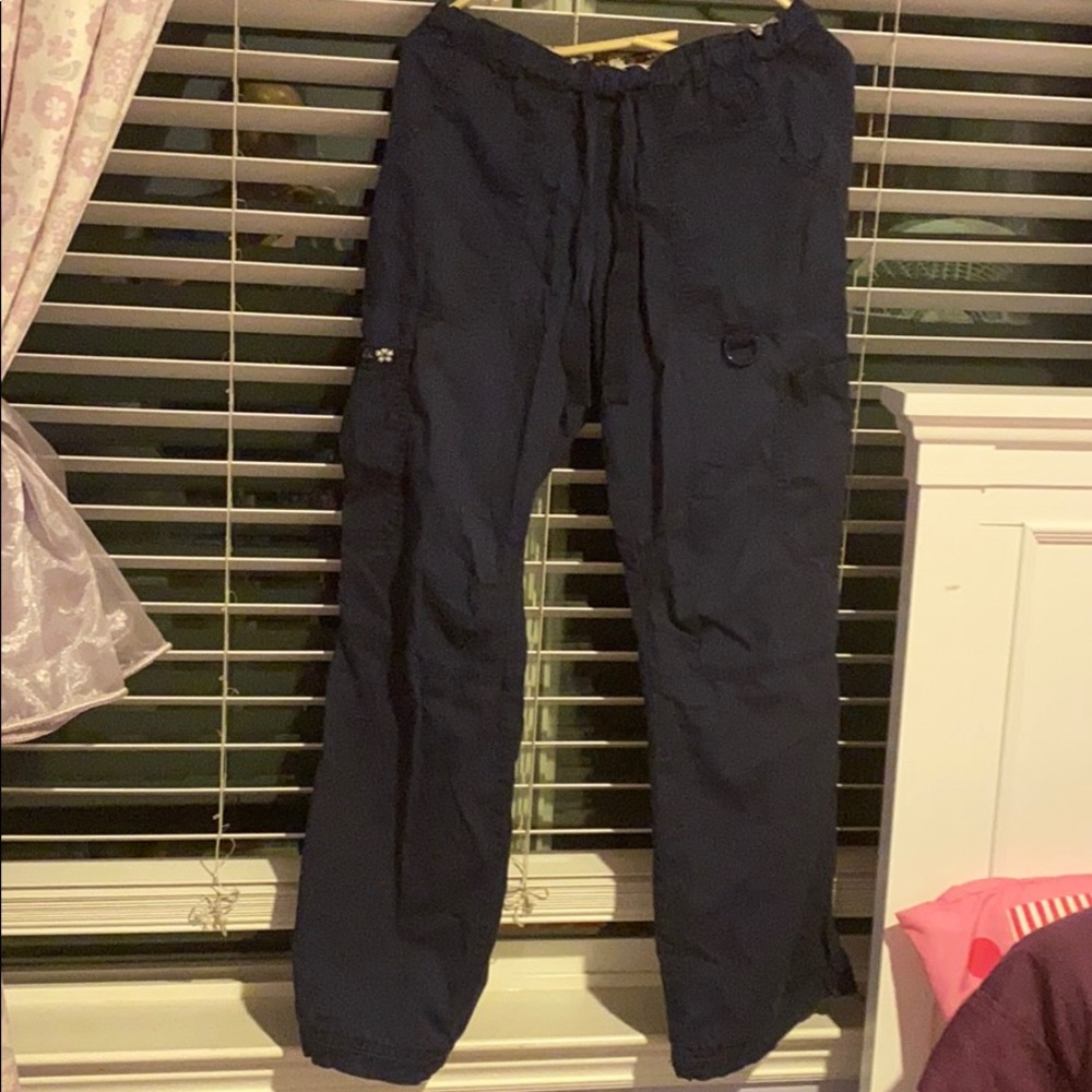 Koi Lindsay navy blue regular scrub pant size S